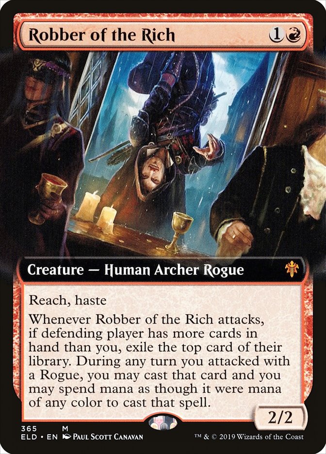 Robber of the Rich (Extended Art) [Throne of Eldraine] | Shuffle n Cut Hobbies & Games