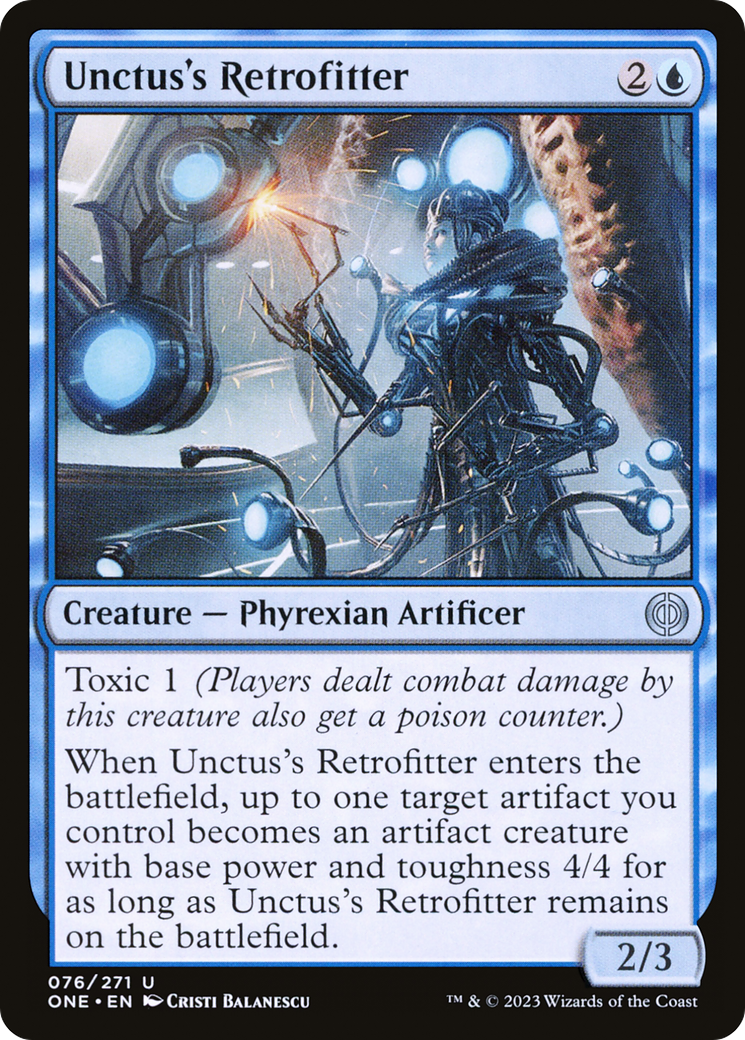 Unctus's Retrofitter [Phyrexia: All Will Be One] | Shuffle n Cut Hobbies & Games