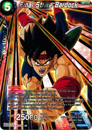 Final Strike Bardock [TB3-019] | Shuffle n Cut Hobbies & Games