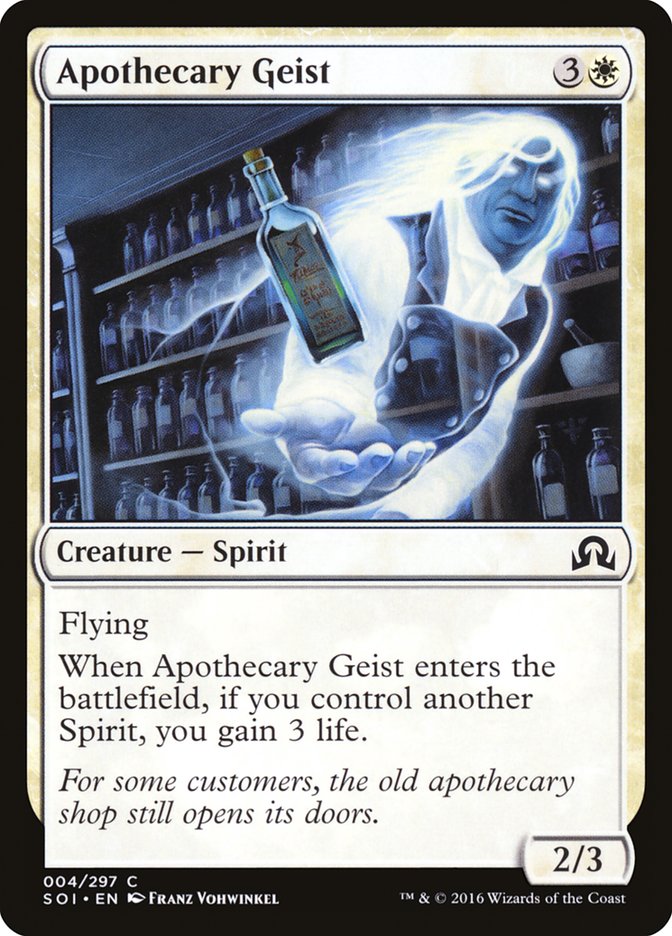 Apothecary Geist [Shadows over Innistrad] | Shuffle n Cut Hobbies & Games