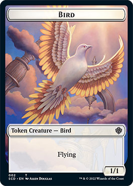 Bird // Spirit Double-Sided Token [Starter Commander Decks] | Shuffle n Cut Hobbies & Games