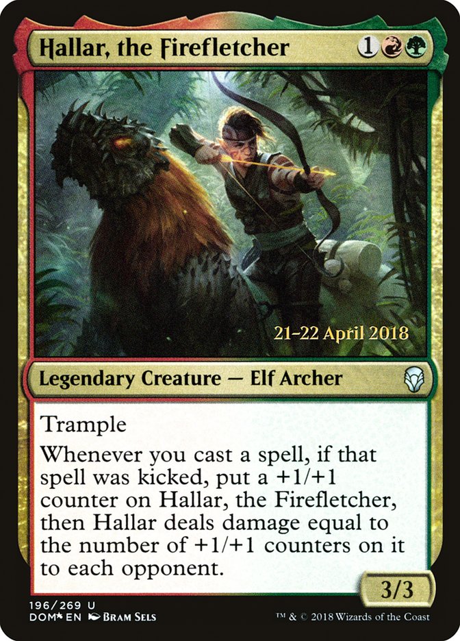 Hallar, the Firefletcher [Dominaria Prerelease Promos] | Shuffle n Cut Hobbies & Games