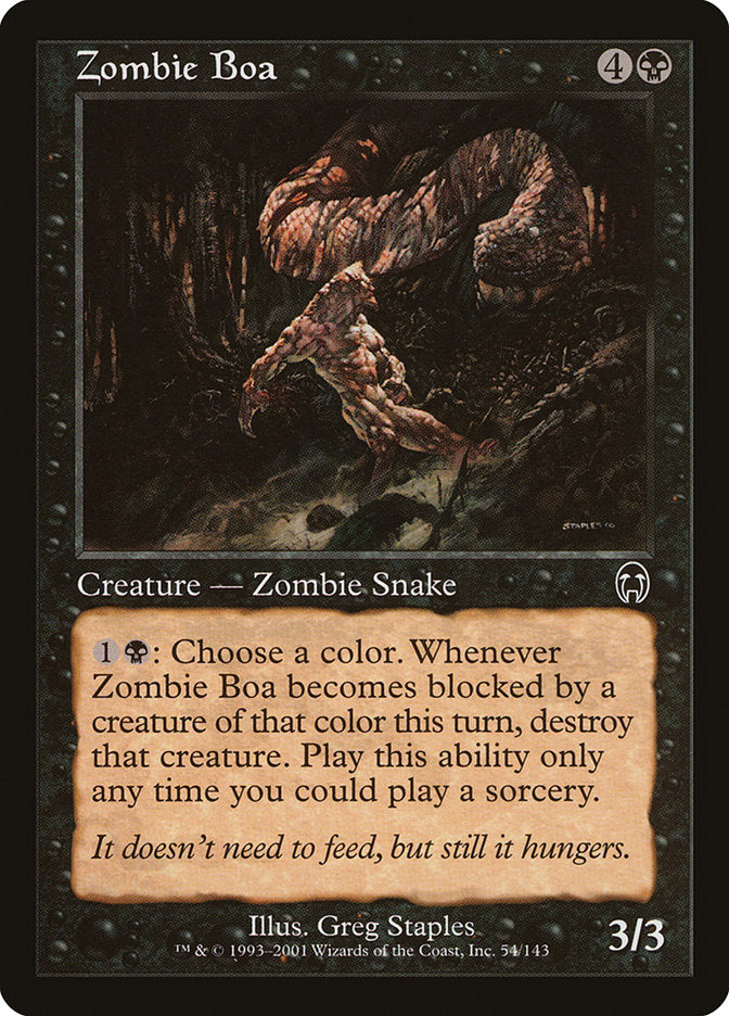 Zombie Boa [Apocalypse] | Shuffle n Cut Hobbies & Games