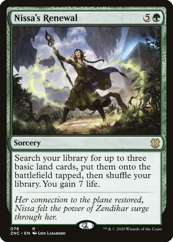 Nissa's Renewal [Zendikar Rising Commander] | Shuffle n Cut Hobbies & Games