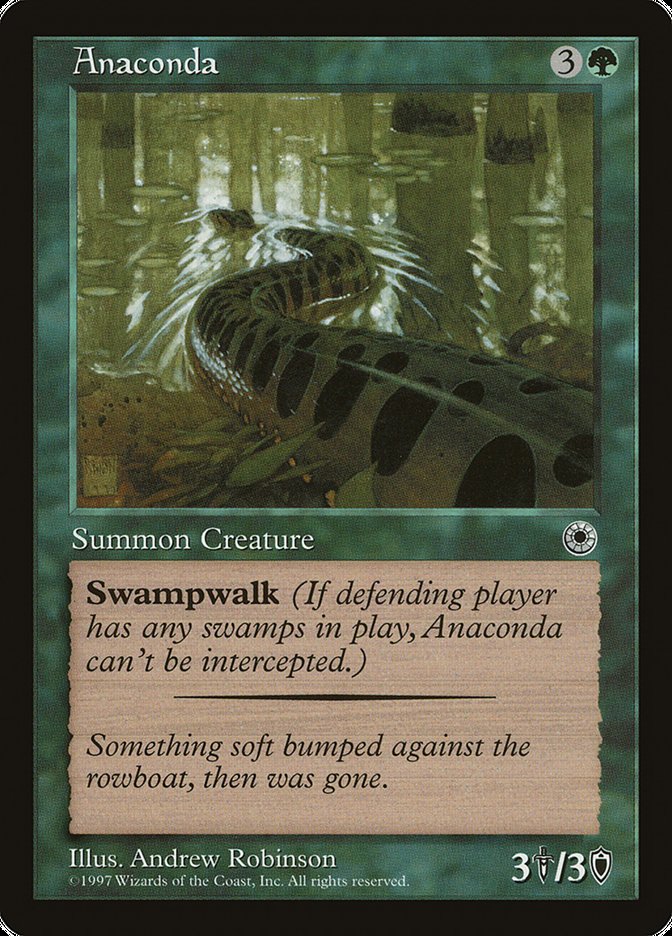 Anaconda (With Flavor Text) [Portal] | Shuffle n Cut Hobbies & Games