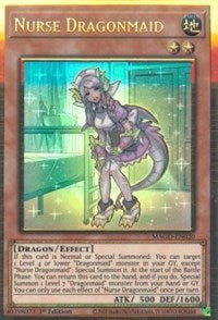 Nurse Dragonmaid [MAGO-EN020] Gold Rare | Shuffle n Cut Hobbies & Games