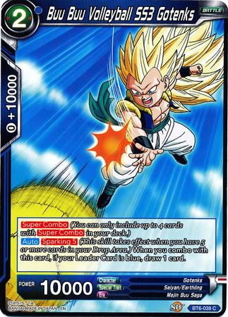 Buu Buu Volleyball SS3 Gotenks [BT6-039] | Shuffle n Cut Hobbies & Games