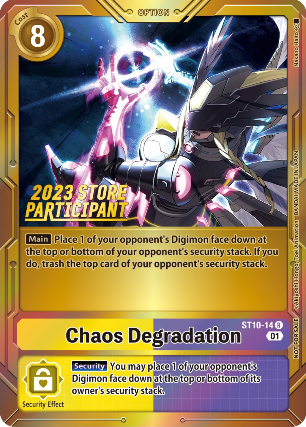 Chaos Degradation [ST10-14] (2023 Store Participant) [Starter Deck: Parallel World Tactician Promos] | Shuffle n Cut Hobbies & Games