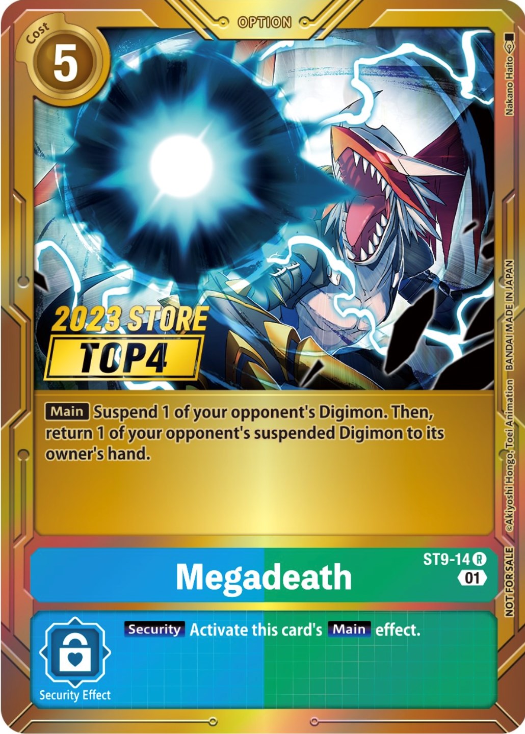 Megadeath [ST9-14] (2023 Store Top 4) [Starter Deck: Ultimate Ancient Dragon Promos] | Shuffle n Cut Hobbies & Games
