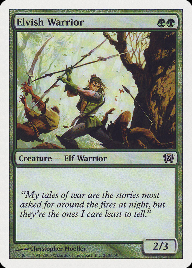 Elvish Warrior [Ninth Edition] | Shuffle n Cut Hobbies & Games