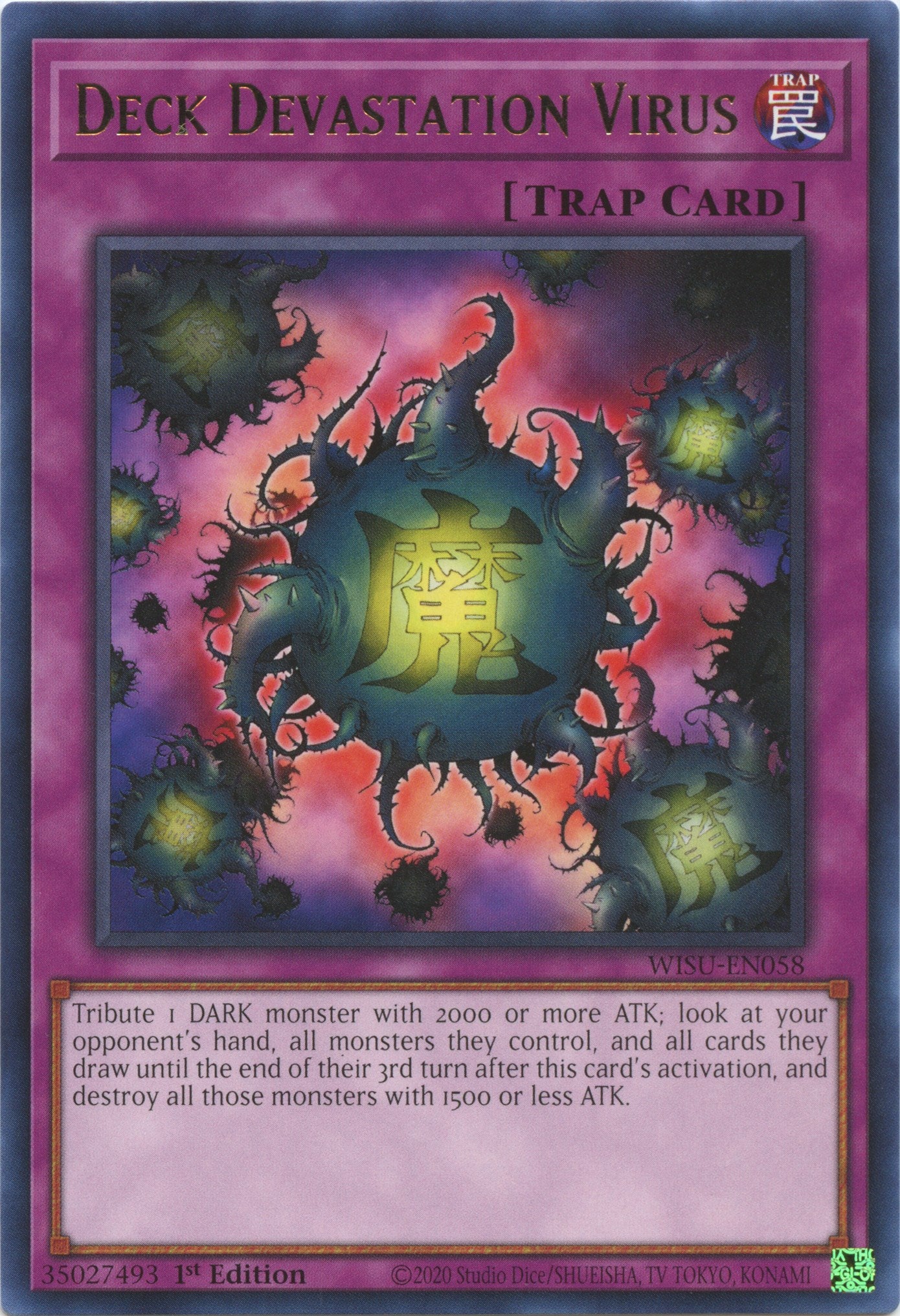 Deck Devastation Virus [WISU-EN058] Rare | Shuffle n Cut Hobbies & Games