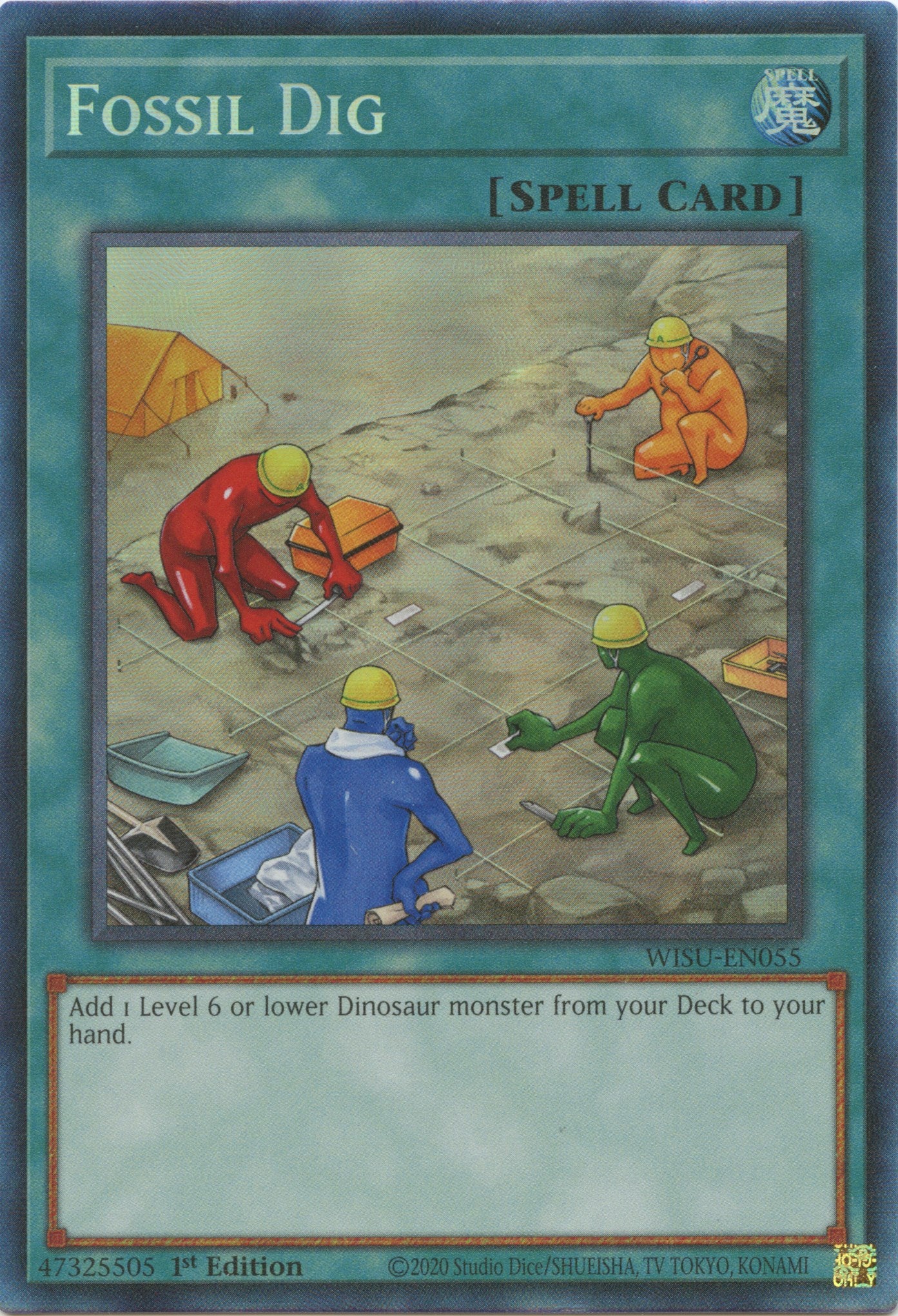 Fossil Dig [WISU-EN055] Collector's Rare | Shuffle n Cut Hobbies & Games