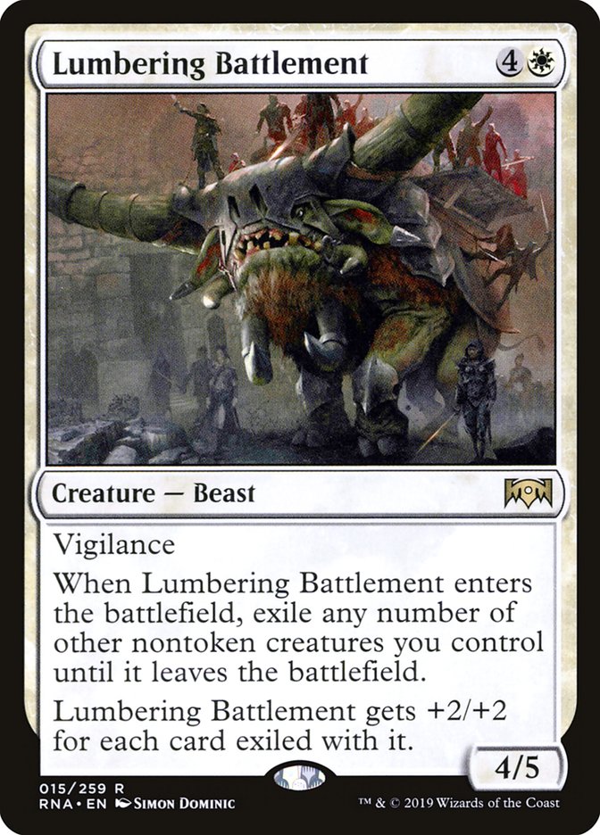 Lumbering Battlement [Ravnica Allegiance] | Shuffle n Cut Hobbies & Games