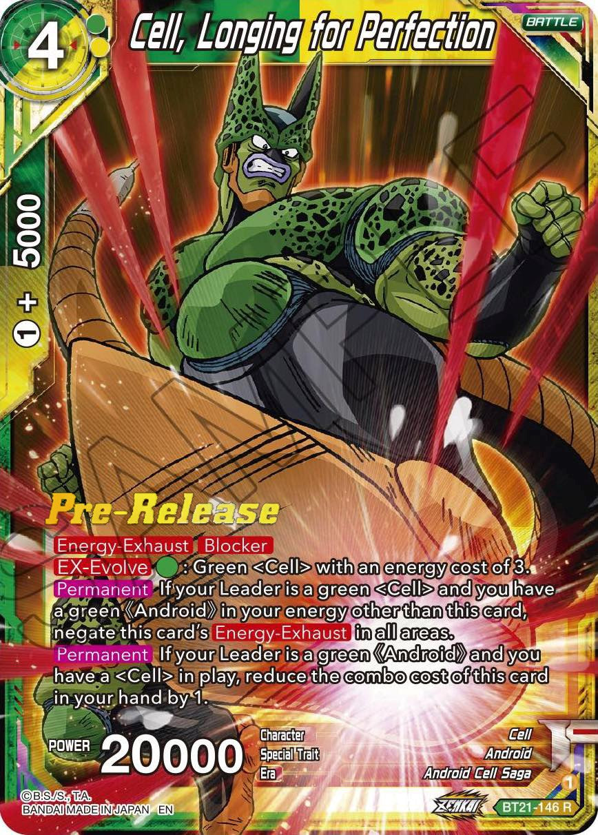 Cell, Longing for Perfection (BT21-146) [Wild Resurgence Pre-Release Cards] | Shuffle n Cut Hobbies & Games