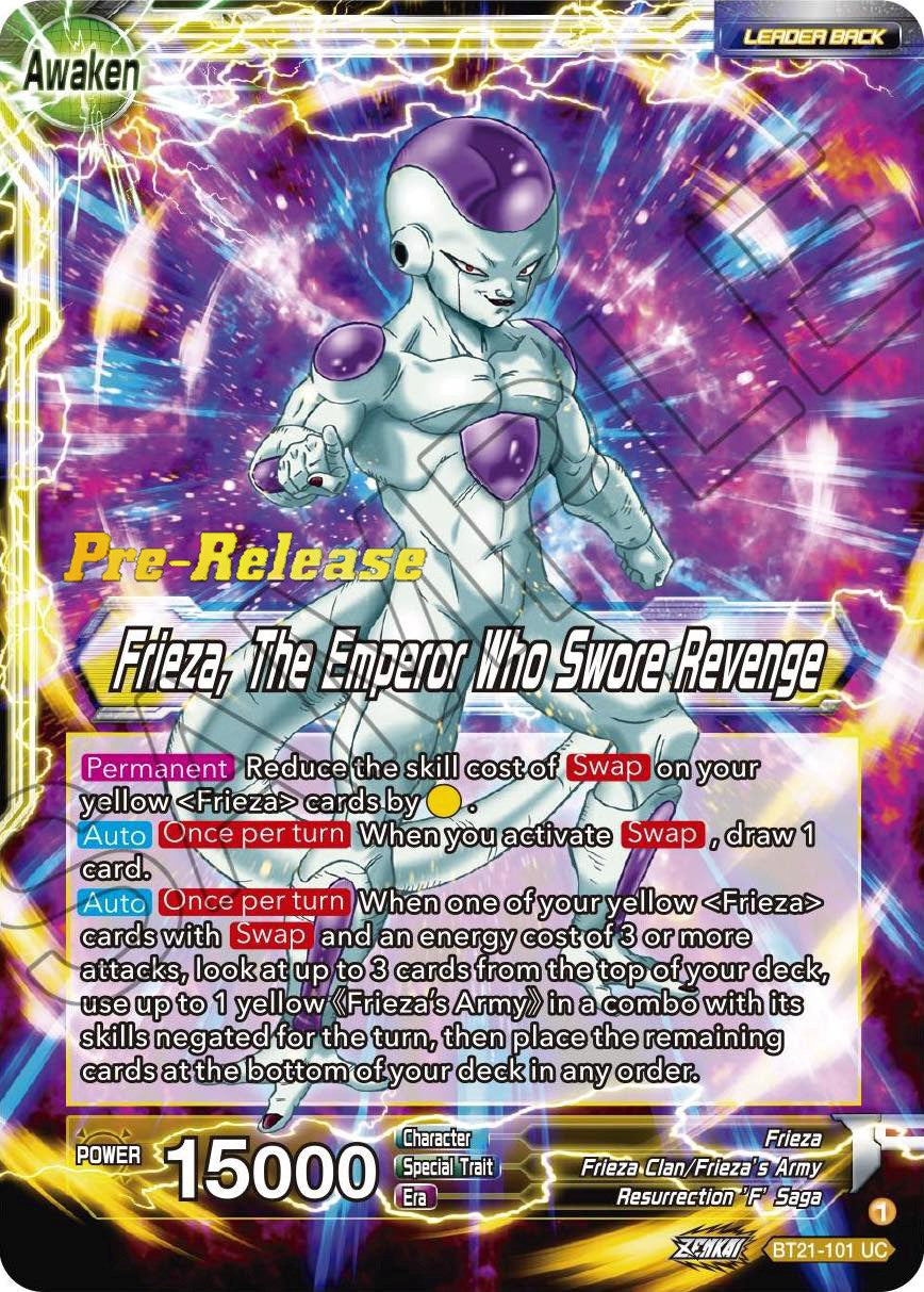 Frieza // Frieza, The Emperor Who Swore Revenge (BT21-101) [Wild Resurgence Pre-Release Cards] | Shuffle n Cut Hobbies & Games