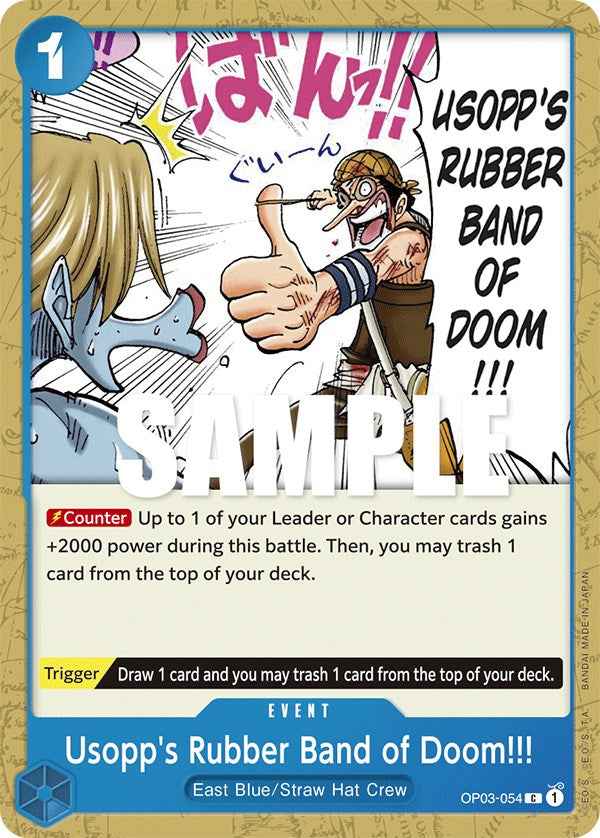 Usopp's Rubber Band of Doom!!! [Pillars of Strength] | Shuffle n Cut Hobbies & Games