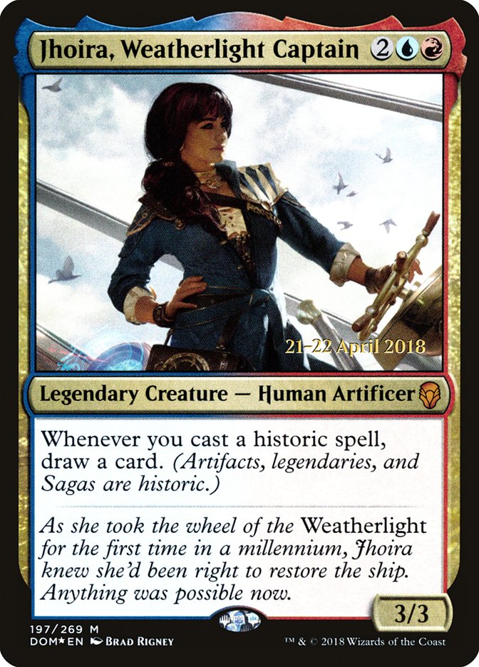 Jhoira, Weatherlight Captain [Dominaria Prerelease Promos] | Shuffle n Cut Hobbies & Games