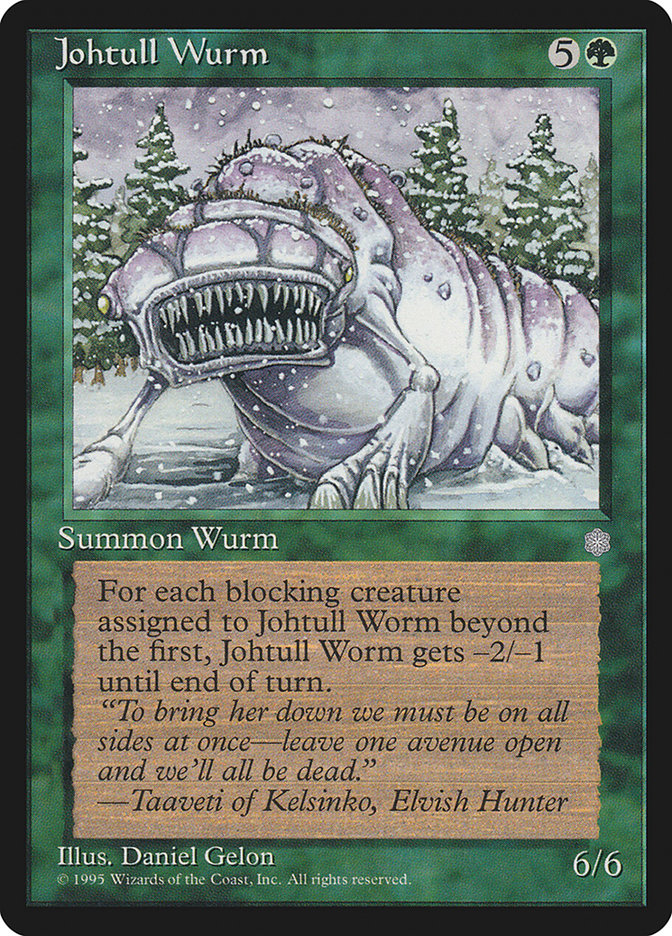 Johtull Wurm [Ice Age] | Shuffle n Cut Hobbies & Games