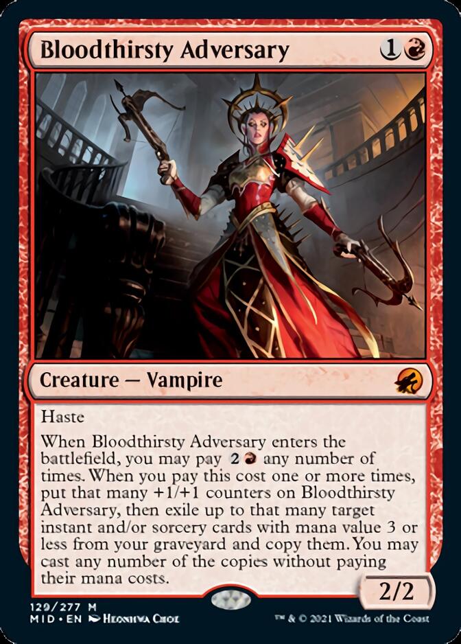 Bloodthirsty Adversary [Innistrad: Midnight Hunt] | Shuffle n Cut Hobbies & Games