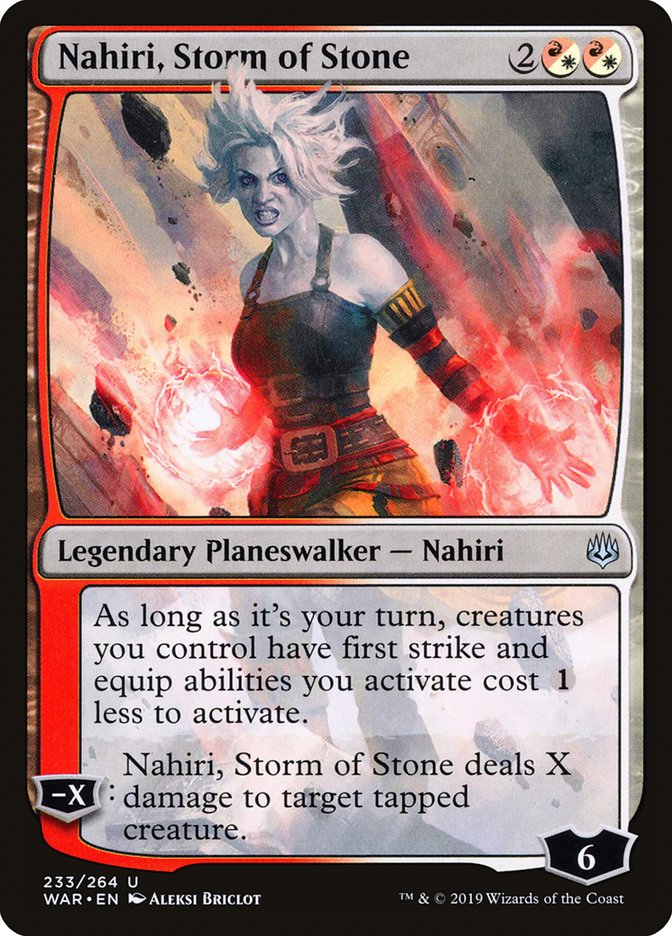 Nahiri, Storm of Stone [War of the Spark] | Shuffle n Cut Hobbies & Games