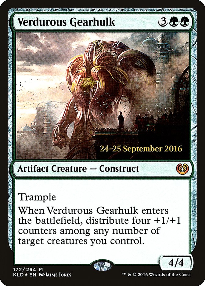 Verdurous Gearhulk [Kaladesh Prerelease Promos] | Shuffle n Cut Hobbies & Games