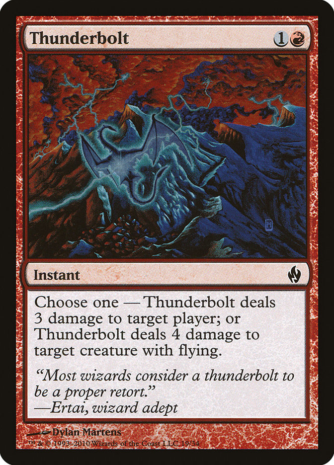 Thunderbolt [Premium Deck Series: Fire and Lightning] | Shuffle n Cut Hobbies & Games