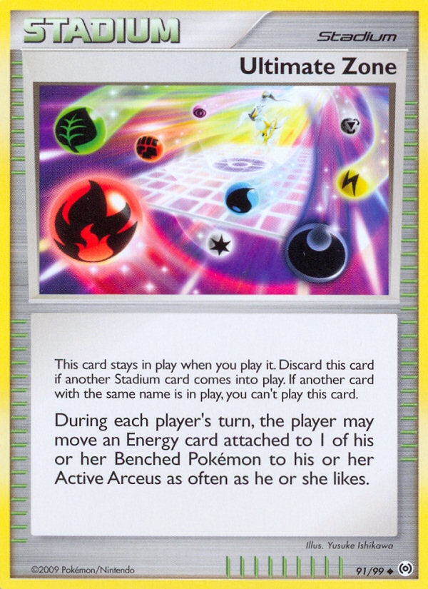 Ultimate Zone (91/99) [Platinum: Arceus] | Shuffle n Cut Hobbies & Games