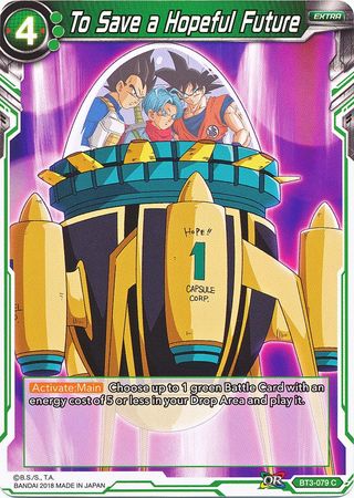 To Save a Hopeful Future [BT3-079] | Shuffle n Cut Hobbies & Games