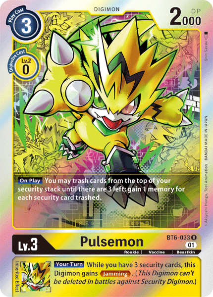 Pulsemon [BT6-033] [Double Diamond] | Shuffle n Cut Hobbies & Games