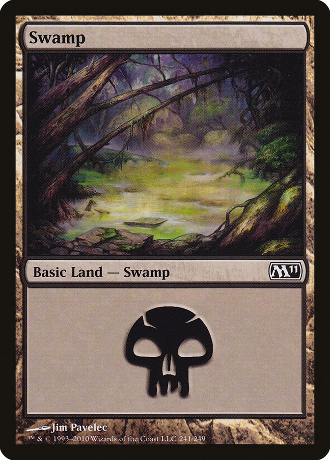 Swamp (241) [Magic 2011] | Shuffle n Cut Hobbies & Games