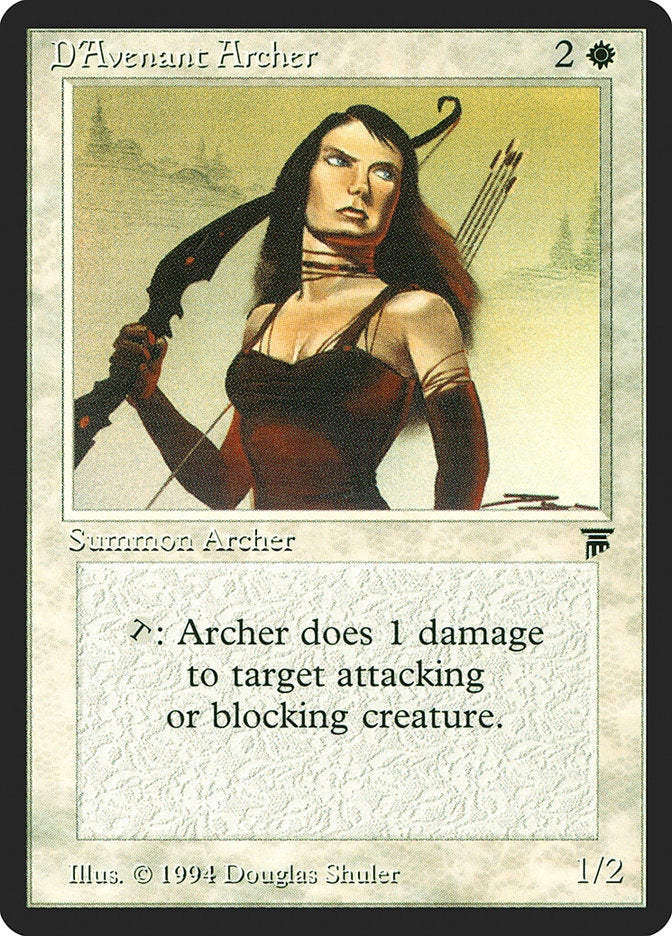 D'Avenant Archer [Legends] | Shuffle n Cut Hobbies & Games