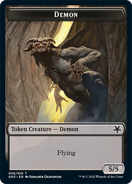 Bird Illusion // Demon Double-Sided Token [Game Night: Free-for-All Tokens] | Shuffle n Cut Hobbies & Games