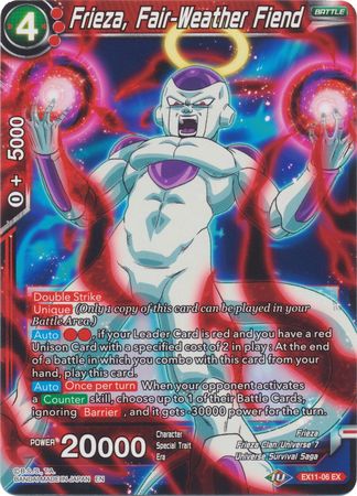 Frieza, Fair-Weather Fiend [EX11-06] | Shuffle n Cut Hobbies & Games
