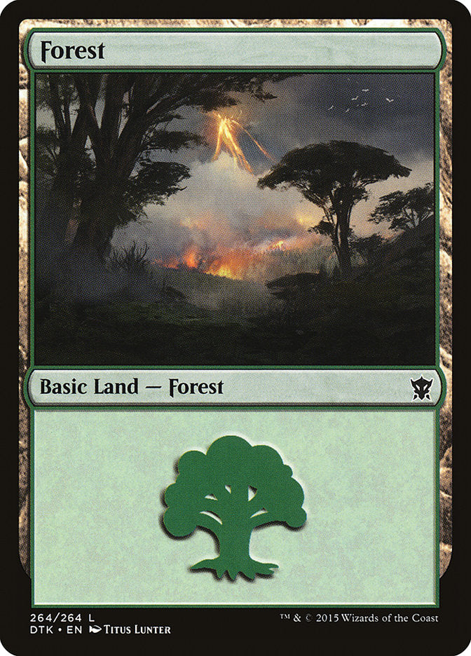 Forest (264) [Dragons of Tarkir] | Shuffle n Cut Hobbies & Games