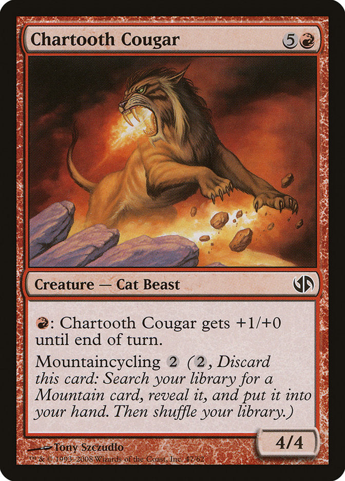 Chartooth Cougar [Duel Decks: Jace vs. Chandra] | Shuffle n Cut Hobbies & Games
