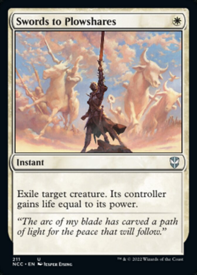 Swords to Plowshares [Streets of New Capenna Commander] | Shuffle n Cut Hobbies & Games