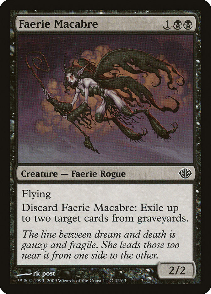 Faerie Macabre [Duel Decks: Garruk vs. Liliana] | Shuffle n Cut Hobbies & Games