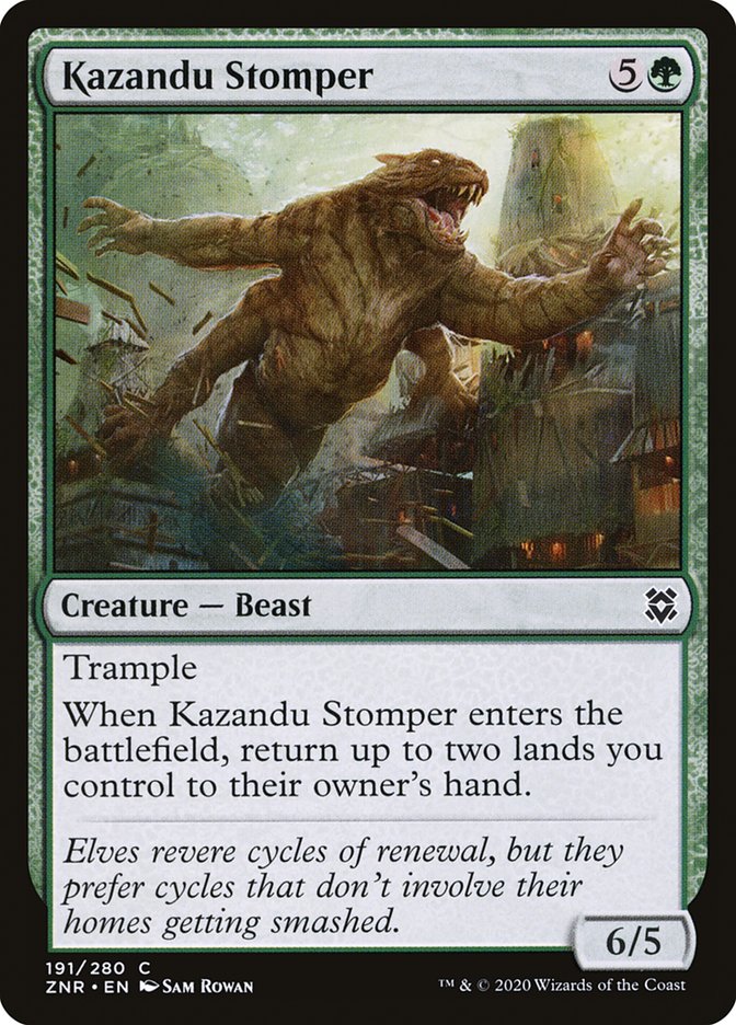 Kazandu Stomper [Zendikar Rising] | Shuffle n Cut Hobbies & Games