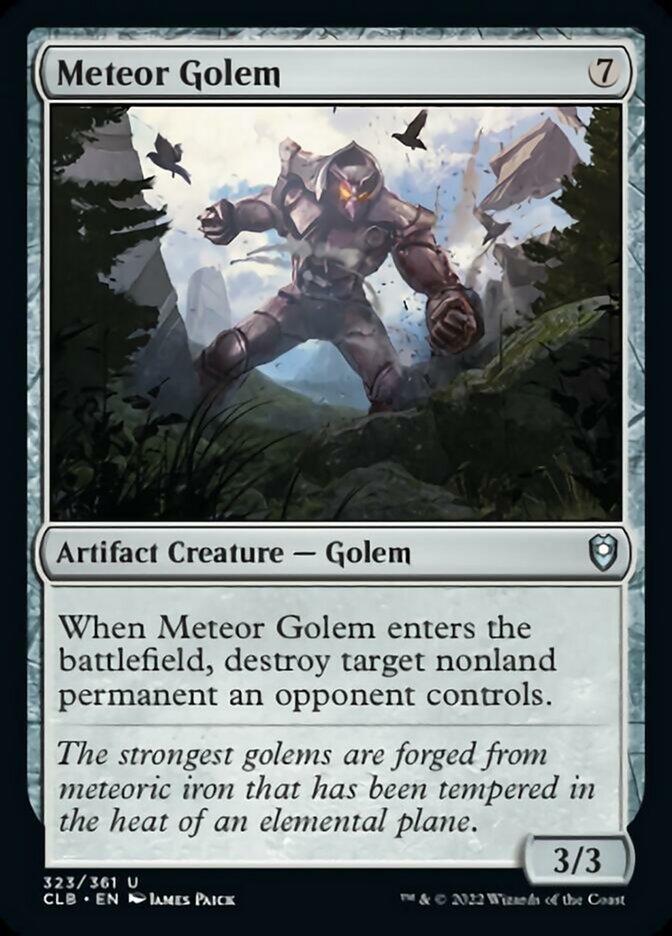 Meteor Golem [Commander Legends: Battle for Baldur's Gate] | Shuffle n Cut Hobbies & Games