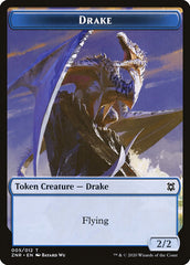 Construct // Drake Double-Sided Token [Zendikar Rising Tokens] | Shuffle n Cut Hobbies & Games