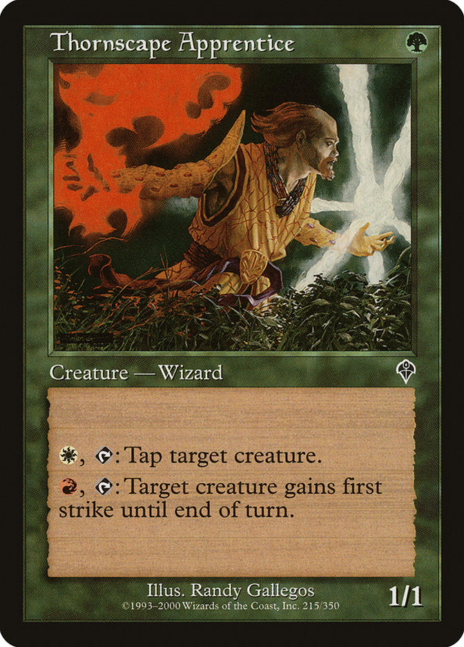 Thornscape Apprentice [Invasion] | Shuffle n Cut Hobbies & Games