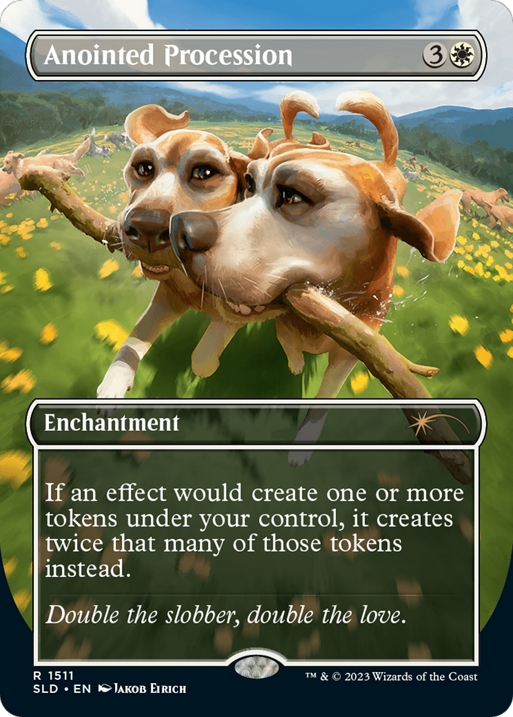Anointed Procession // Anointed Procession [Secret Lair Commander Deck: Raining Cats and Dogs] | Shuffle n Cut Hobbies & Games