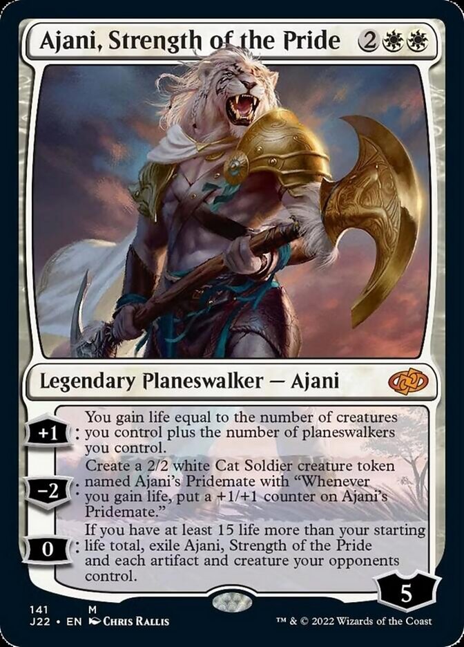 Ajani, Strength of the Pride [Jumpstart 2022] | Shuffle n Cut Hobbies & Games