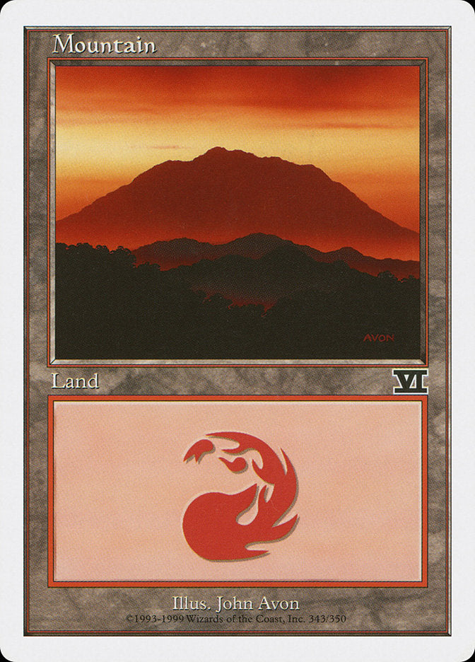 Mountain (343) [Classic Sixth Edition] | Shuffle n Cut Hobbies & Games