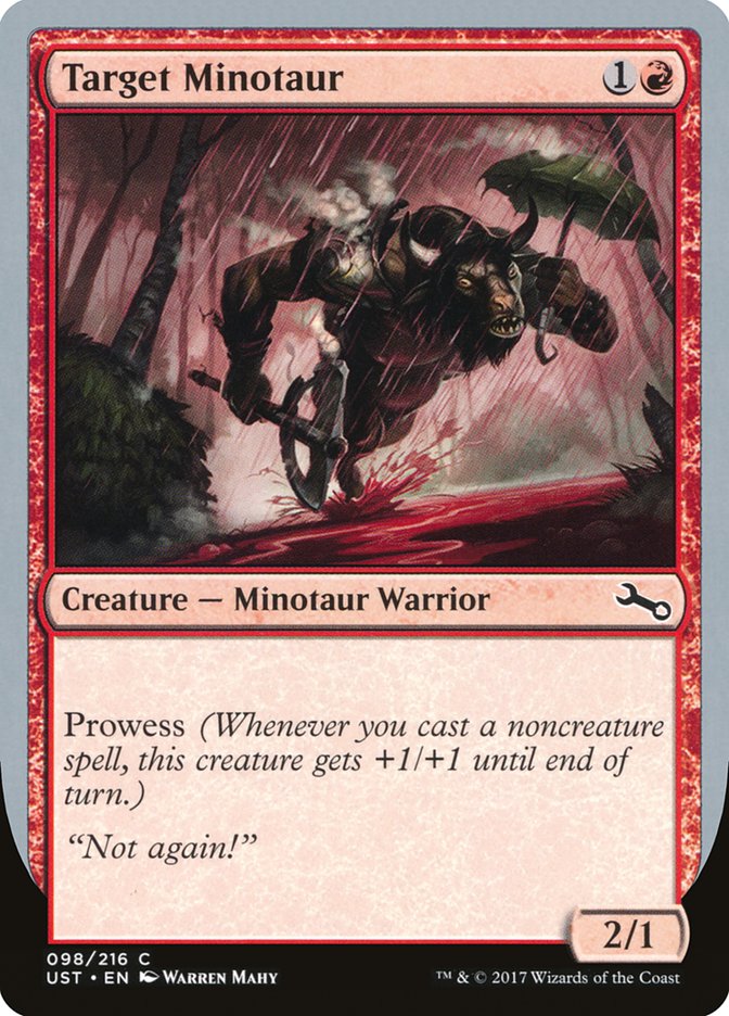 Target Minotaur (Rain Art) [Unstable] | Shuffle n Cut Hobbies & Games