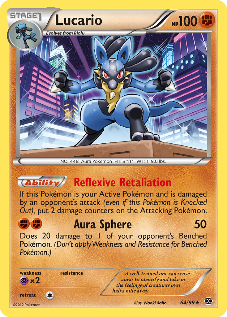 Lucario (64/99) [Black & White: Next Destinies] | Shuffle n Cut Hobbies & Games