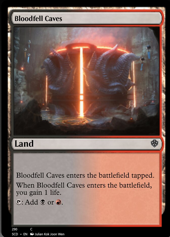 Bloodfell Caves [Starter Commander Decks] | Shuffle n Cut Hobbies & Games