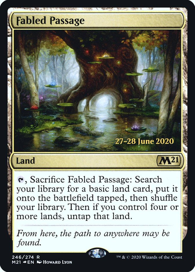 Fabled Passage [Core Set 2021 Prerelease Promos] | Shuffle n Cut Hobbies & Games