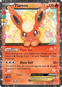 Flareon EX (RC6/RC32) [Generations: Radiant Collection] | Shuffle n Cut Hobbies & Games