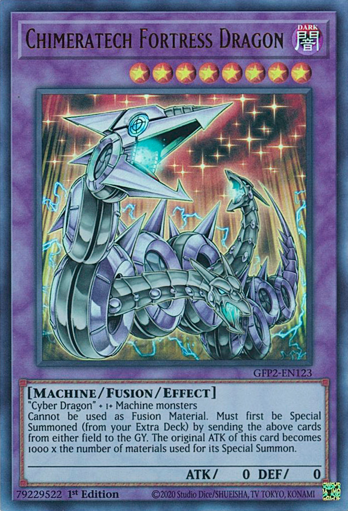 Chimeratech Fortress Dragon [GFP2-EN123] Ultra Rare | Shuffle n Cut Hobbies & Games